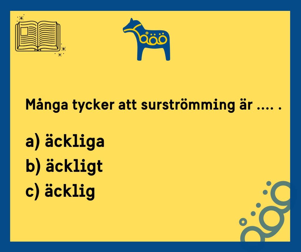 Adverb - ćwiczenia ze szwedzkimi przysłówkami